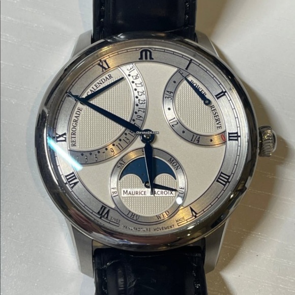 *SOLD* Maurice Lacroix Masterpiece Moonohase Retrograde - Picture 3 of 11